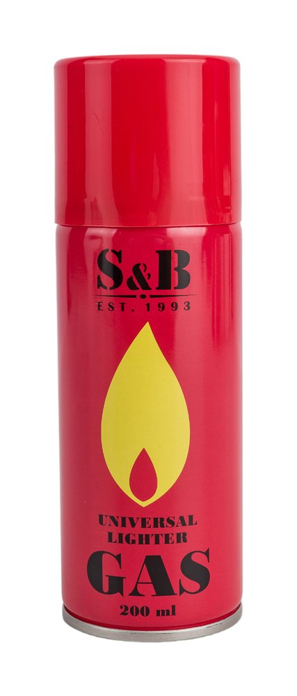 Газ для зажигалок S&B бутан 200 мл, объем 290см3 ГС 005