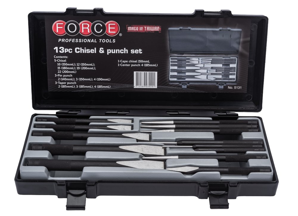 Набор зубил и выколоток FORCE 5131