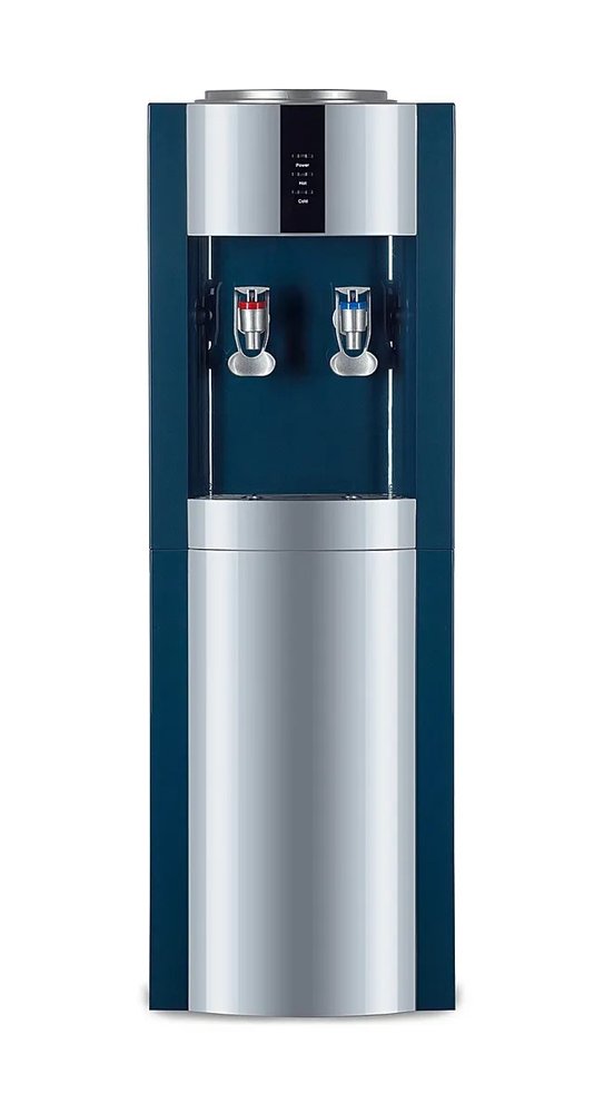 Напольный кулер ECOTRONIC Экочип V21-LF green+silver с холодильником ETK11420/