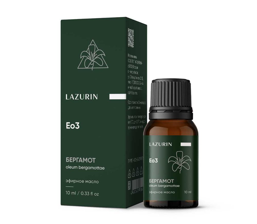 Эфирное масло LAZURIN Бергамот Eo3