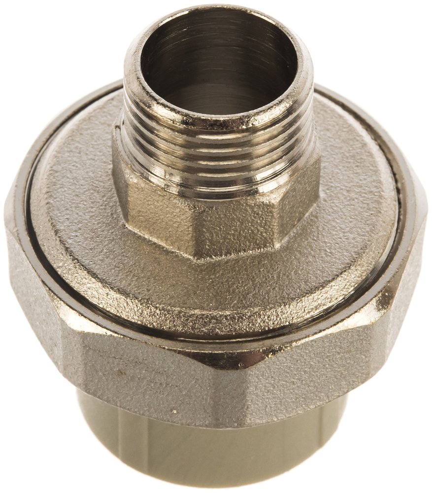 Комбинированная муфта VALFEX PP-R серая, разъемная Дн25х1/2 НР 10156115Г 127-0344