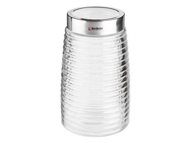 Стеклянная банка для сыпучих продуктов PERFECTO LINEA Azhur 1,6 л 34-160001