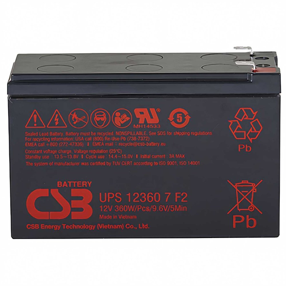 Аккумулятор для ИБП CSB UPS123607 F2 УТ-00000159