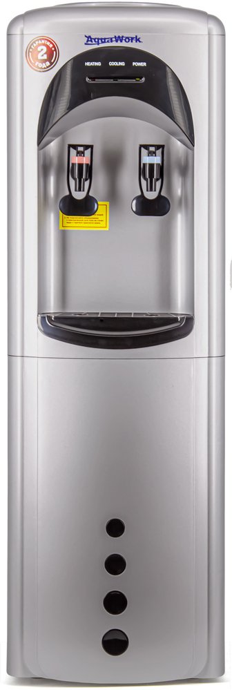 Кулер для воды Aqua Work 17ldr серебристо-черный 25870