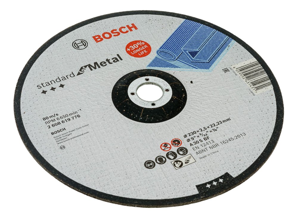 Диск отрезной Standard for Metal 230x2.5х22.2 мм Bosch 2608619776