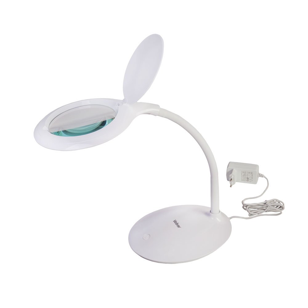 Настольная лупа Veber 8611 3D 3 дптр, 127мм с подсветкой LED 25597