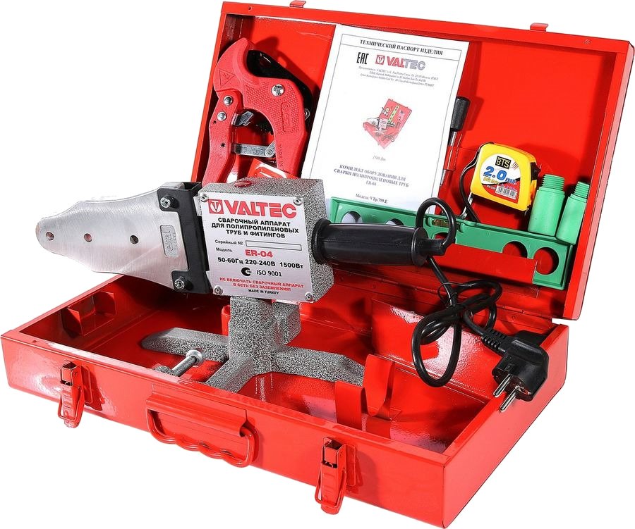 Комплект сварочного оборудования Valtec ER-03 50-75 мм 2000 Вт VTp.799.E.050075