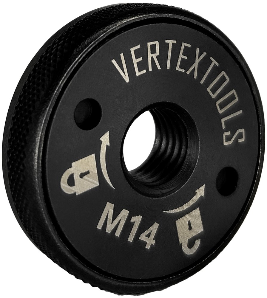 Гайка быстрозажимная QUICK М14 для УШМ vertextools 10-40-125