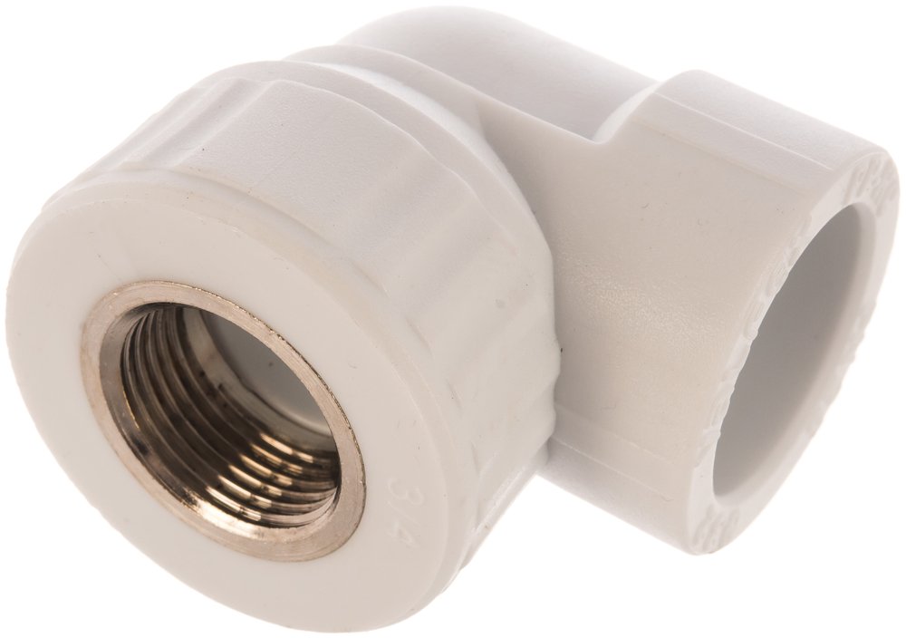 Комбинированный угольник VALFEX PP-R белый, 32х3/4 дюйма ВР 10125132 127-0590