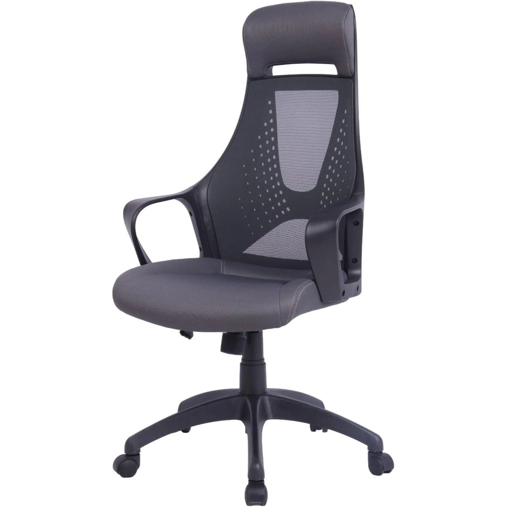 Кресло BN_Hg_EChair-578 TC сетка/ткань черный, пластик черный