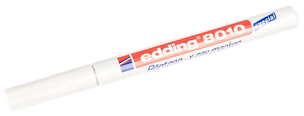 Маркер для рентгеновских пленок, белый Edding E-8010#49