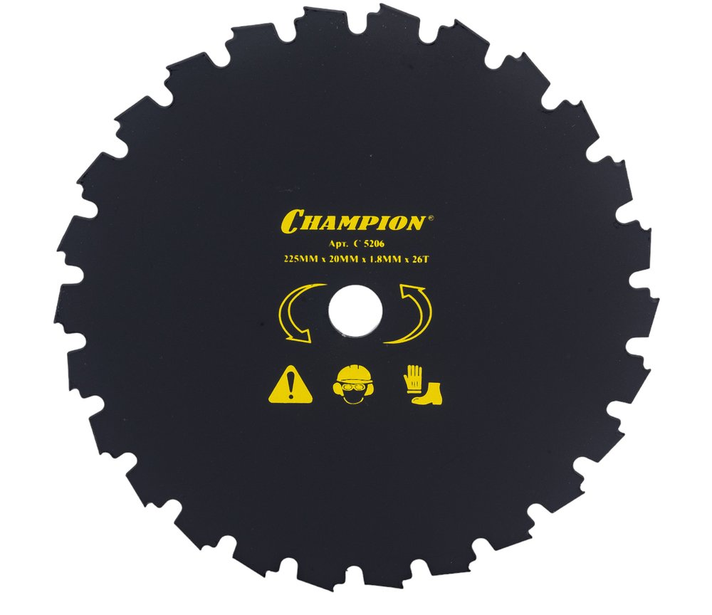 Нож с долотообразными зубцами (225 мм, 20 мм, 1.8 мм, 26Z) CHAMPION C5206