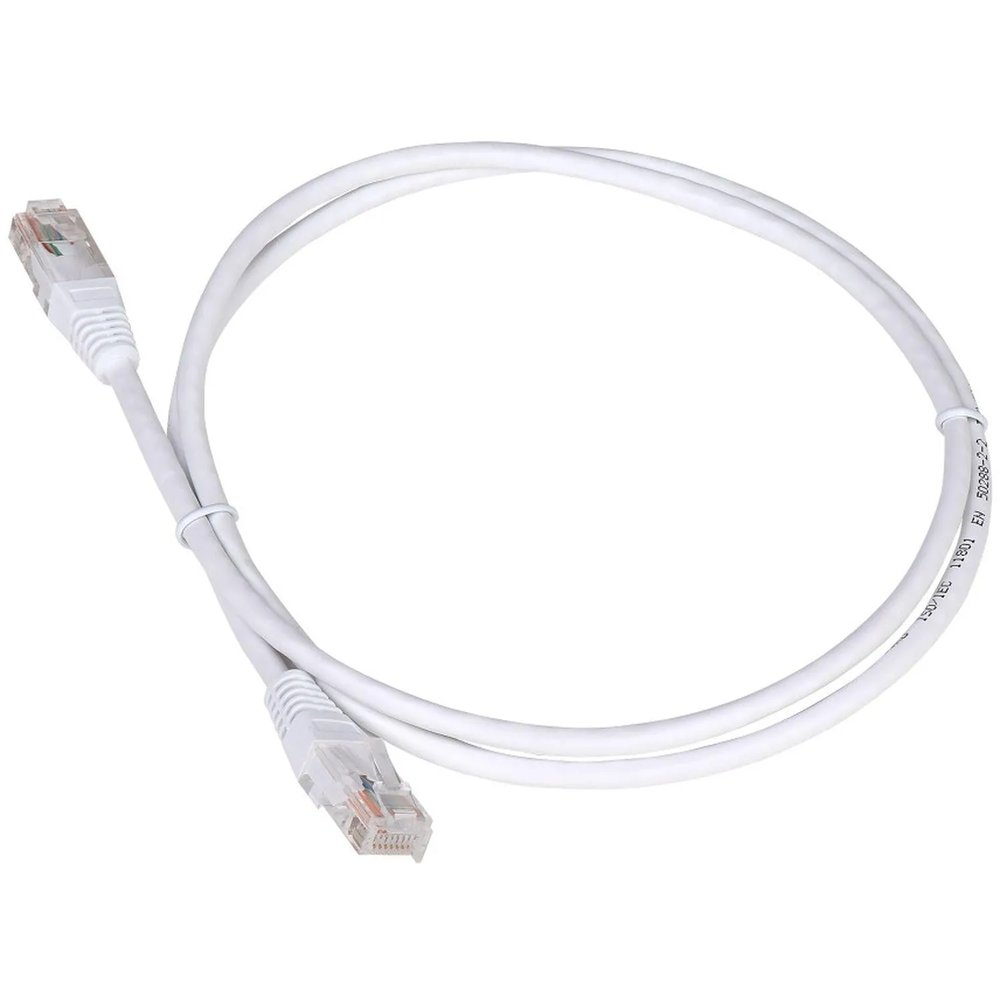 Патч-корд TWT TWT-45-45-5.0-WH UTP кат.5e, 5.0 м, белый