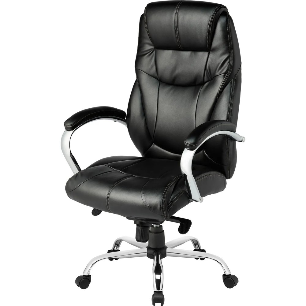 Кресло BN_Dp_Руководителя EChair-535 MPU к/з черный, хром