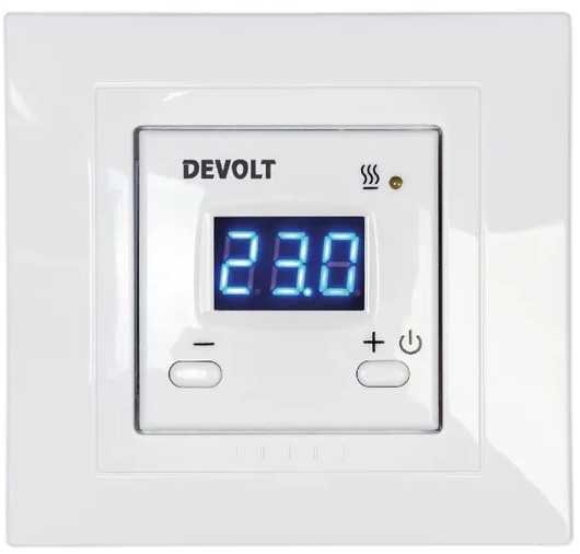 Терморегулятор Devolt TR-16ts, 3.6 кВт, 16 А DEVOLTTR16TS