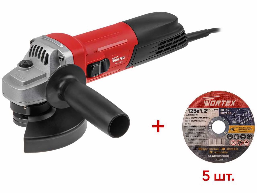 Одноручная углошлифмашина WORTEX AG 1213-4 0329156
