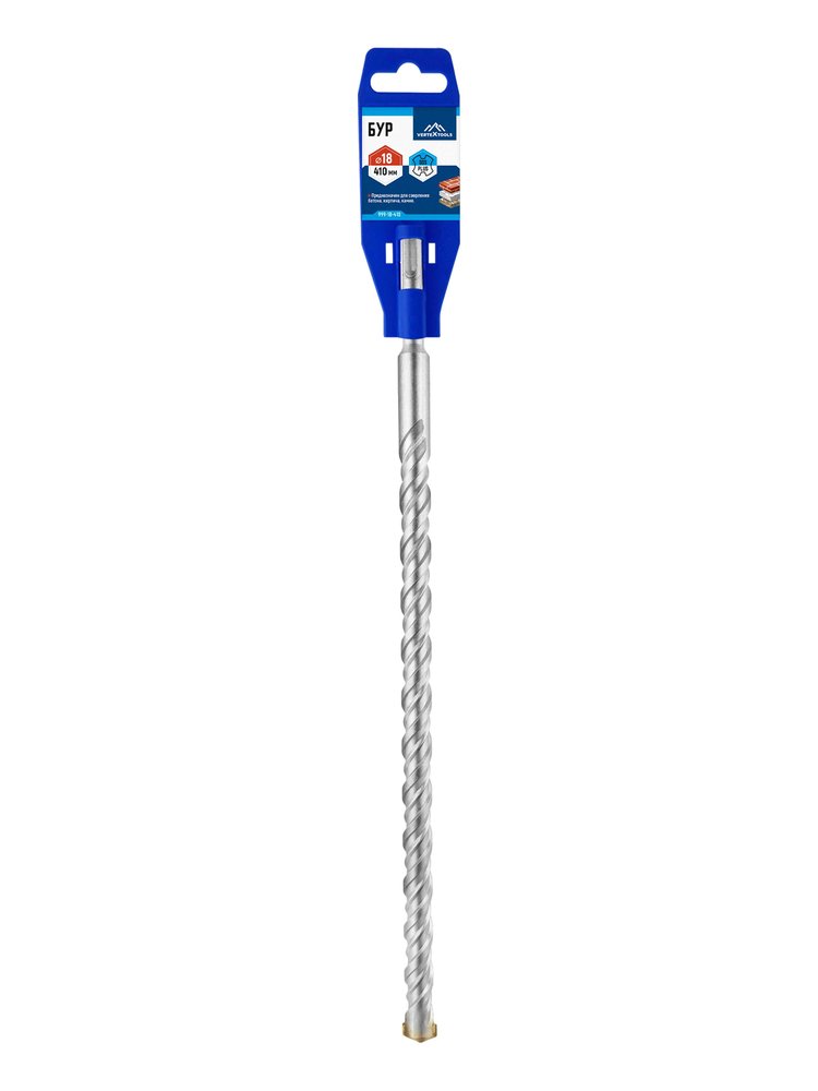 Бур SDS-plus (18х410 мм) Vertextools 999-18-410