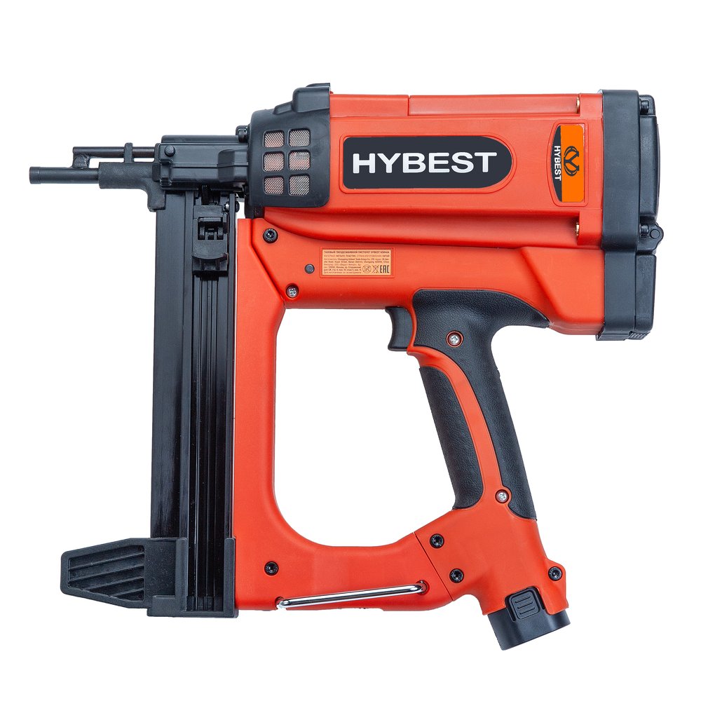 Газовый монтажный пистолет Hybest GSR40A новая версия, 1 АКБ, З/У HBGSR40A2022SV