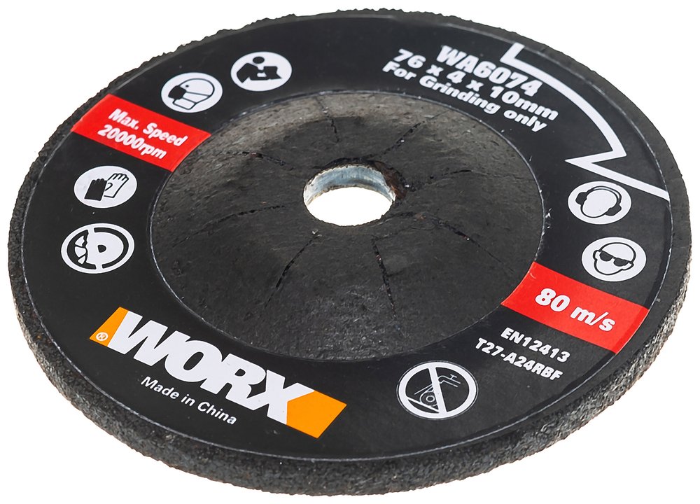 Шлифовальный диск 76х4х10 мм WORX WA6074