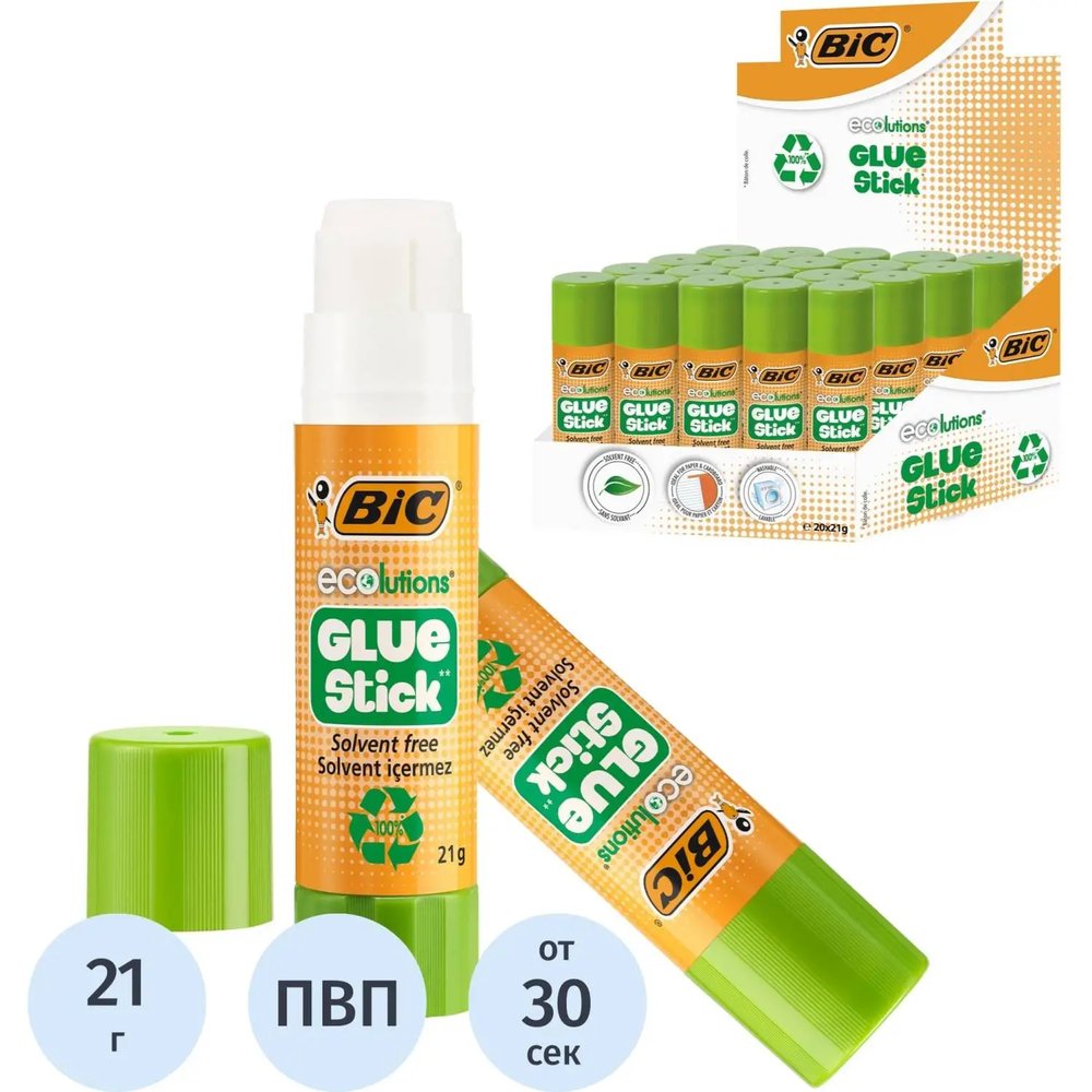 Клей-карандаш BIC ECOlutions 21 гр. 8923452