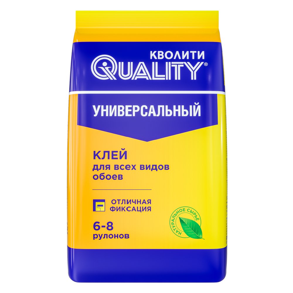 Обойный клей QUALITY Универсальный пакет 0,2 кг 4660013350293