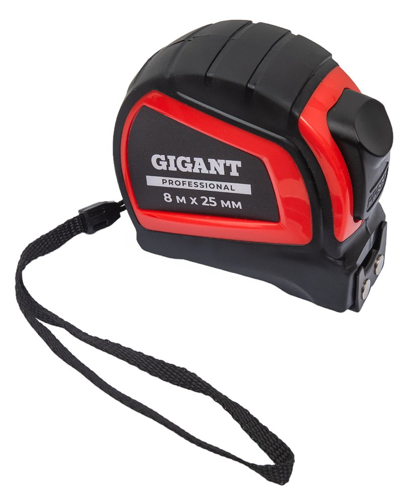 Рулетка Gigant Professional с автостопом 8м 25мм GPGW-04