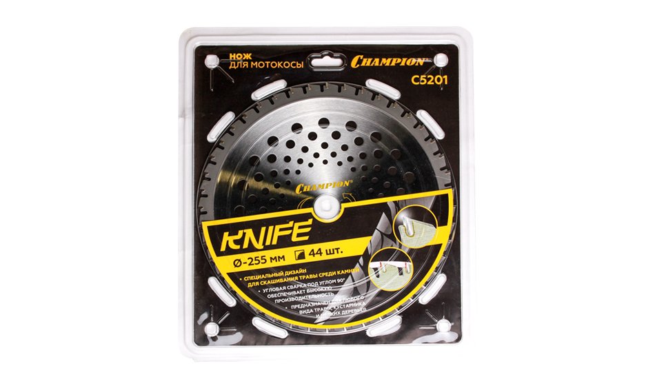 Нож с зубцами Knife (255 мм, 25.4 мм, 44Z) CHAMPION C5201