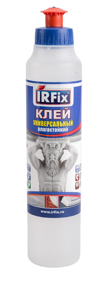 Универсальный влагостойкий прозрачный клей IRFIX 0,25 л 20035