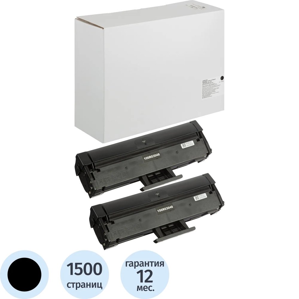 Картридж лазерный Retech 106R03048 чер. для Xerox WC3025 (2шт/уп)