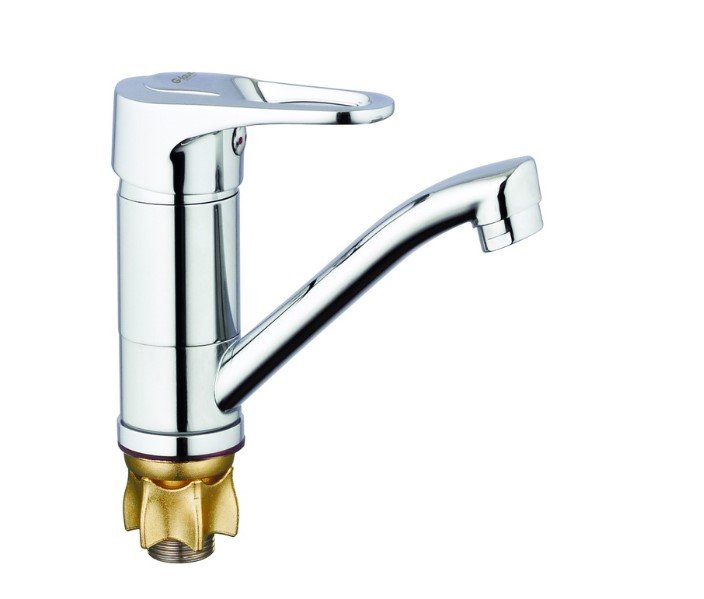 Смеситель для кухни G-lauf с плоским поворотным изливом, хром 4T4-B043