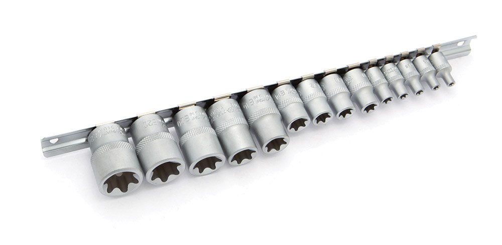 Набор головок Дело Техники TORX 1/4', 3/8', 1/2', 14шт. 623714