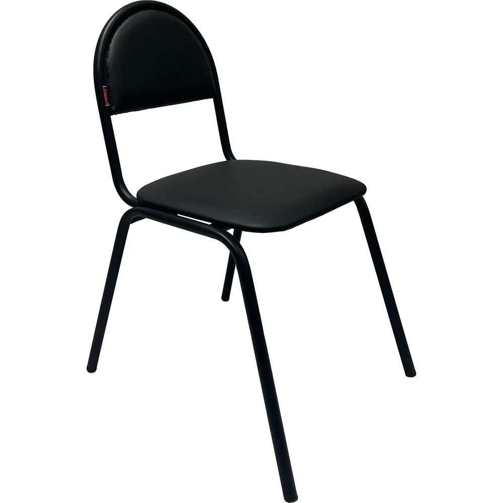 Стул КО_Echair РС01.00.00С Серна каркас черный, к/з черный 201