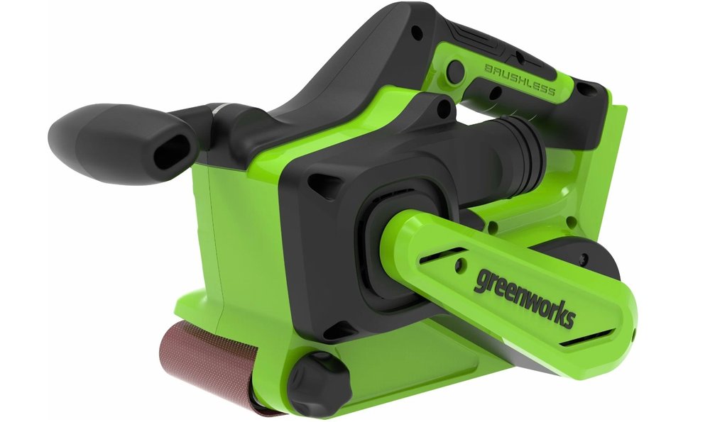 Ленточная шлифовальная машина бесщеточная аккумуляторная GreenWorks Арт.G24BS, 24 В, без АКБ и ЗУ 3100607