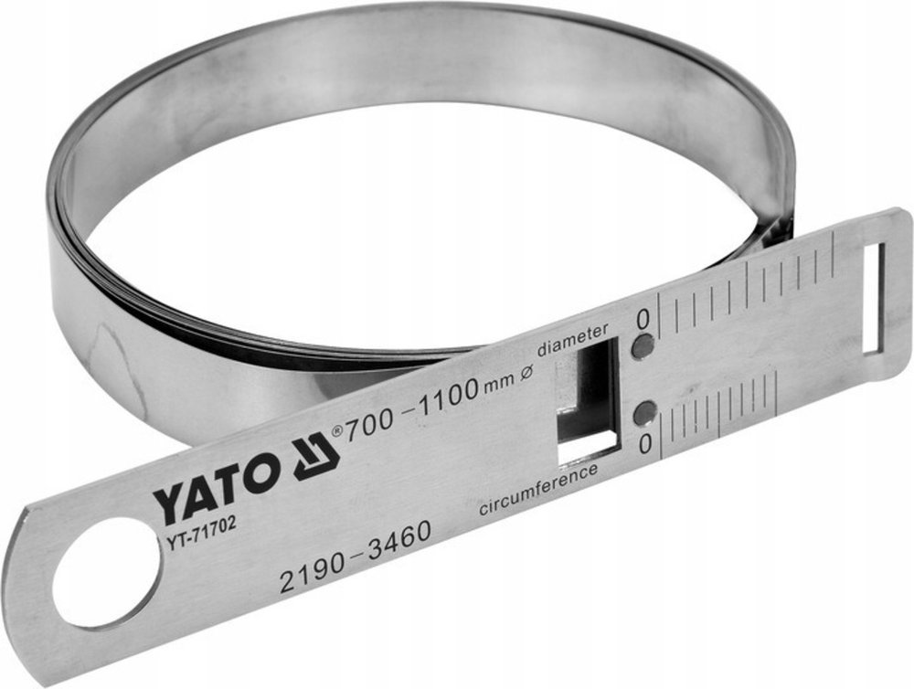 Циркометр для измерения длины окружности и диаметра YATO YT-71702