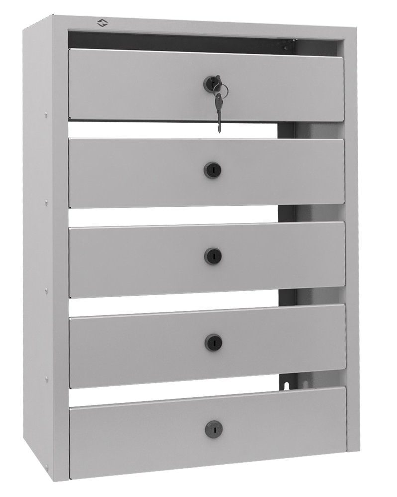 Почтовый ящик FerrumFormat Оптима Компакт 5 серый 4620065515002