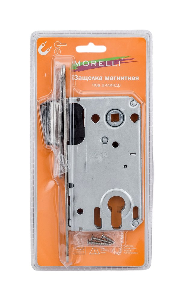 Магнитная защелка под цилиндр MORELLI MM 2085 SN цвет-белый никель 9008729