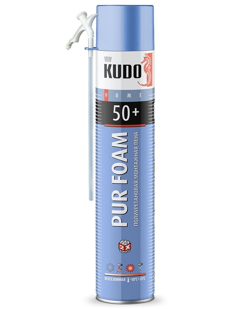 Полиуретановая монтажная бытовая всесезонная пена KUDO HOME 50+ KUPH10U50+