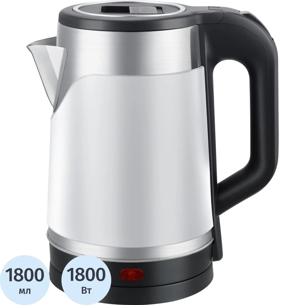 Чайник GOODHELPER KPS-185C, 1,8л., 1800Вт, (белый)