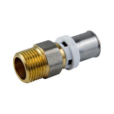 Муфта STI пресс, латунь ДН 16x1/2' НР ТТ000003237