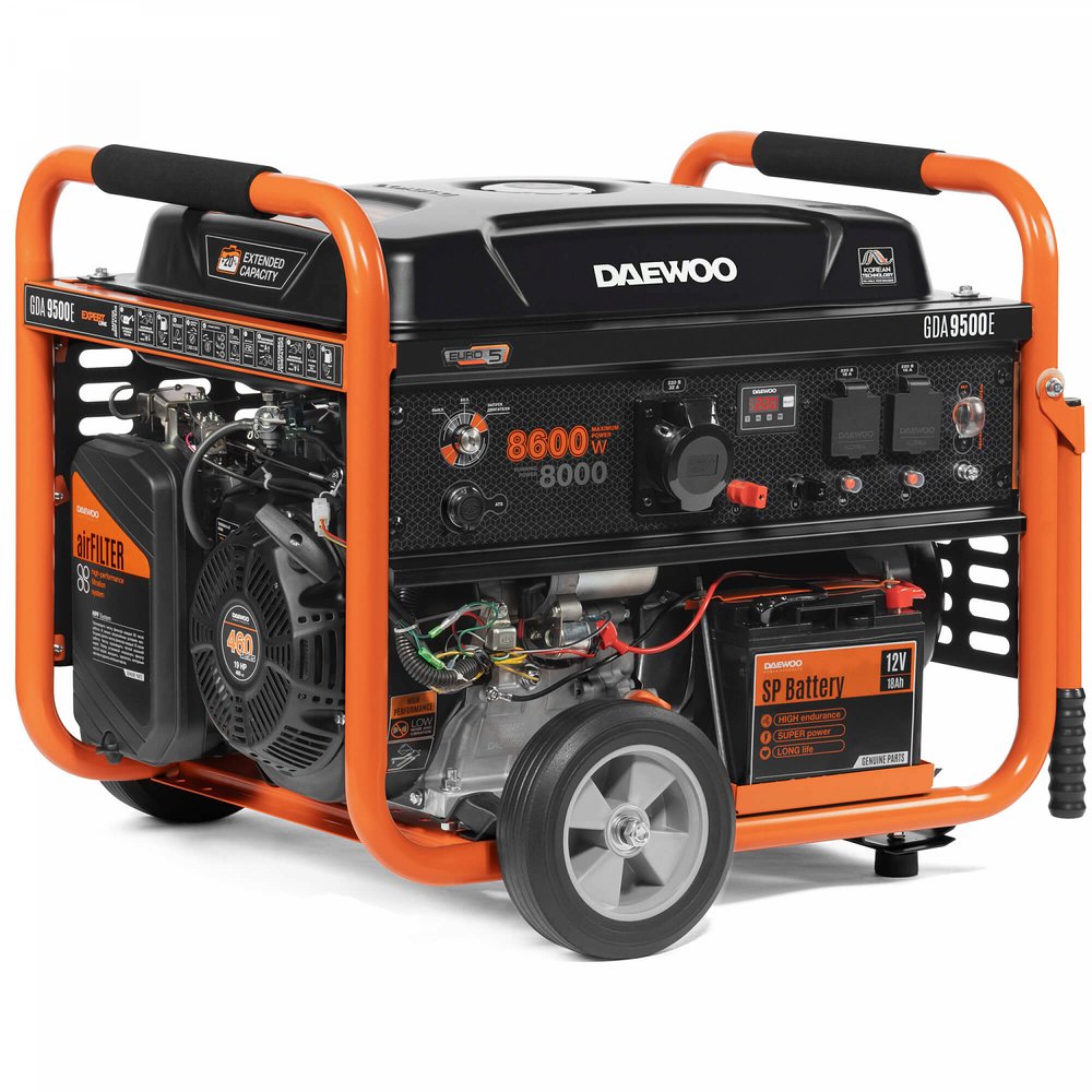 Бензиновый генератор с возможностью подключения ATS DAEWOO GDA 9500E