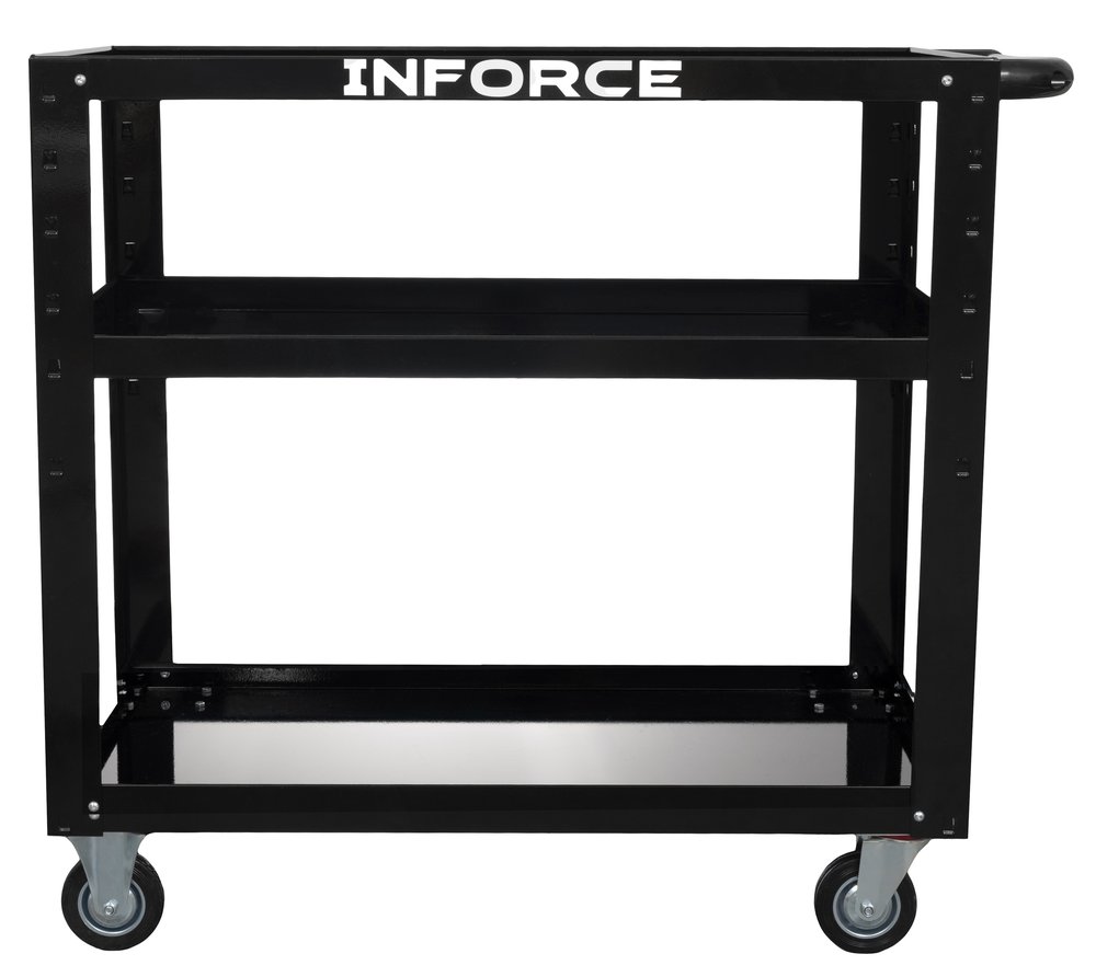 Инструментальная тележка, 3 полки, габариты без упаковки 950х486х840 Inforce 06-01-16