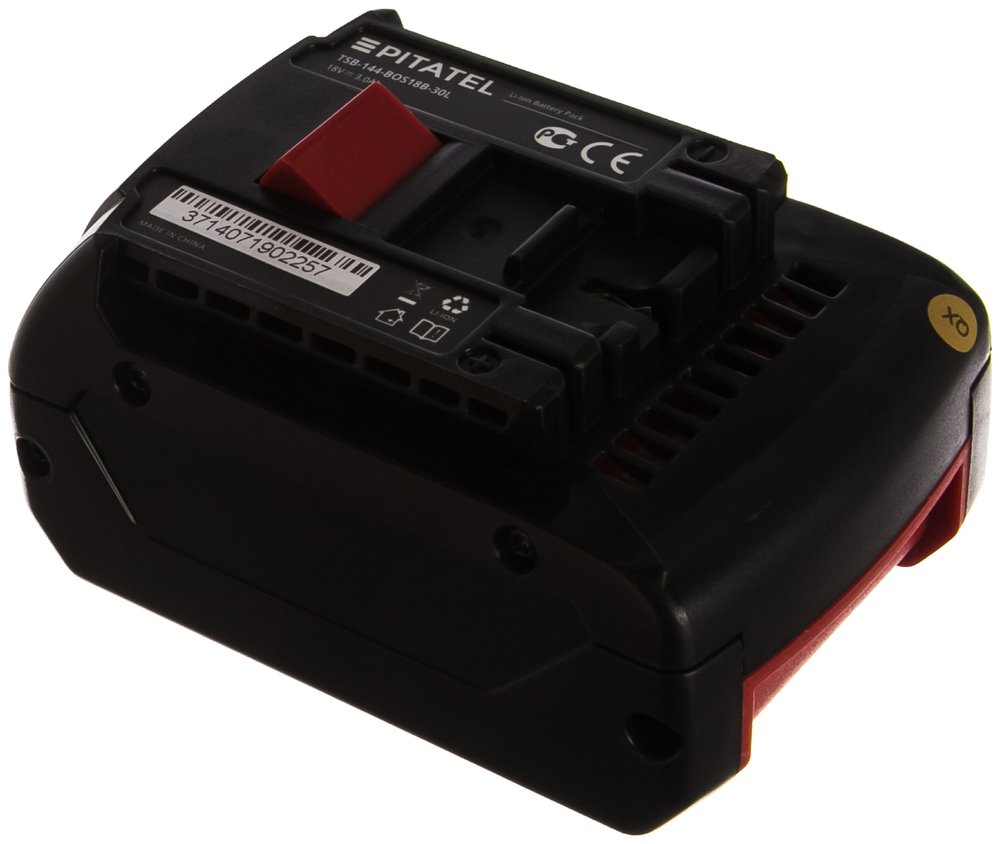 Аккумуляторная батарея для BOSCH (3 Ач, 18 В, Li-Ion) Pitatel TSB-144-BOS18B-30L