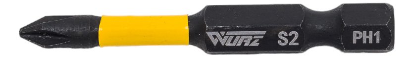 Бита торсионная магнитная (10 шт, PH1, 50 мм) WURZ 2910