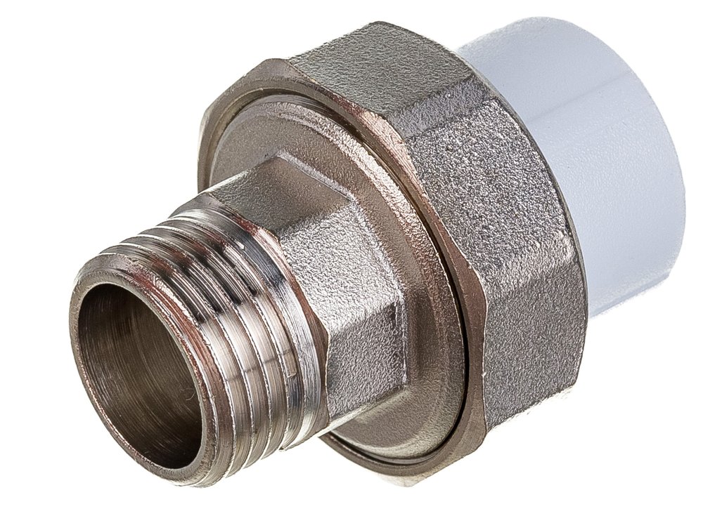 Комбинированная муфта VALFEX PP-R белая, разъем 20х1/2 дюйма НР 10156015 127-0220