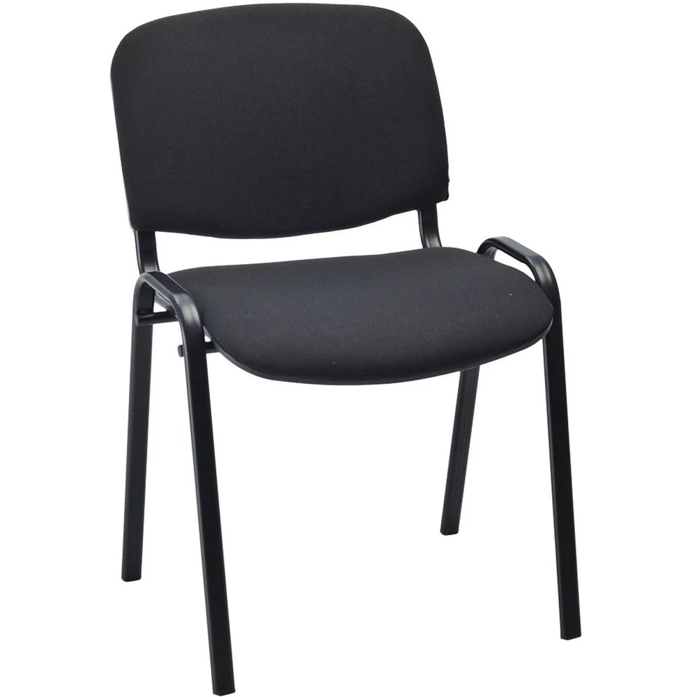 Стул FA_EChair Rio(ИЗО) черн, ткань черная С-11/ТК-1