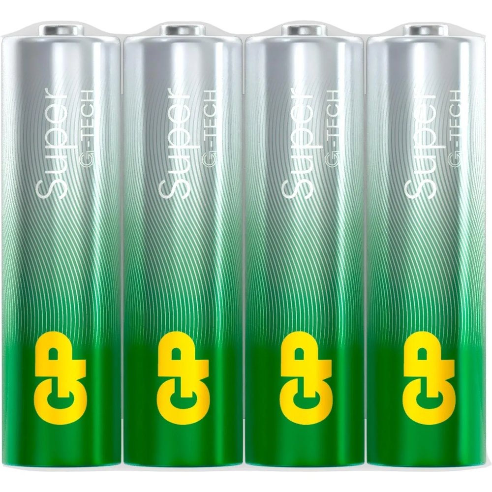 Батарейка GP Super эконом AA/LR6/15A 4шт/уп 15ARS-2SB4/GP24AA21RA-2CRS4