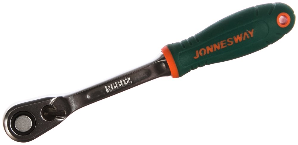 Рукоятка трещоточная 1/4д.DR, 60 зубцов, 140 мм Jonnesway R6802 46030