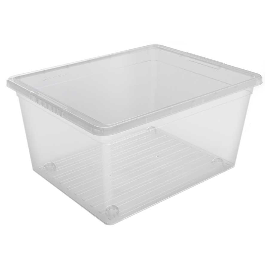 Ящик для хранения с крышкой FunBox, 37 л, Бейсик FB1081