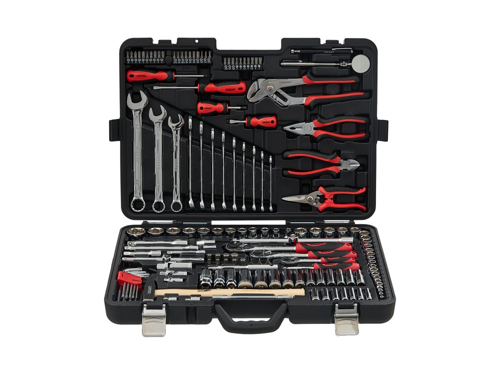 Набор инструментов Gigant Professional 1/2', 3/8' и 1/4' 150 предметов, сталь Cr-V GPS 150