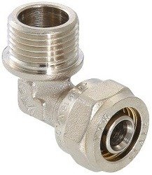 Комплект Valtec _42 VI7 Угольник обжимной с переходом на нар. р. 16x1/2 VTm.353.N.001604 5 штук VT.VI7.K42.353001604.5